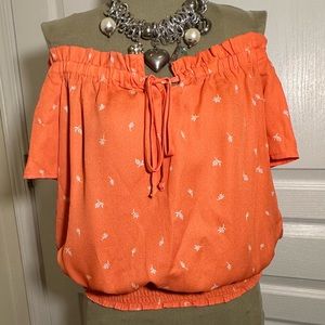 Off-the-shoulder short sleeve, Size S, Summer